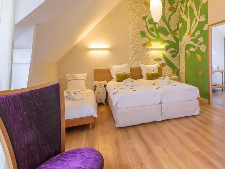 Hotel Au Pré Carré Plumergat Habitación foto